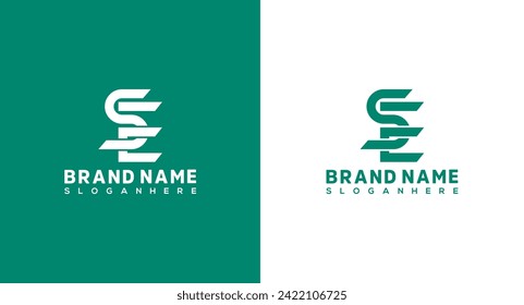 Letter SE Logo Design Vector. Initial ES Logo Design Template, Creative Symbol ES icon Brand identity Design Monogram Logo