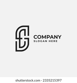 letter SE logo icon and vector