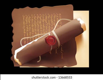 letter with a seal