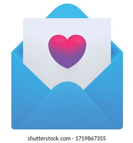 Icono de preocupación de carta de envío.