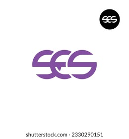 Letter SES Monogram Logo Design