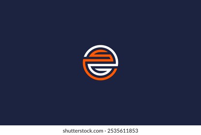 letter sg circle logo icon design vector design template inspiration