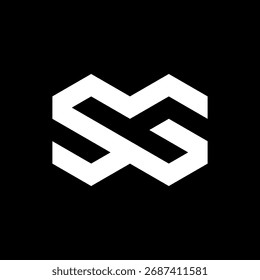 Letter SG creative bold monogram logo