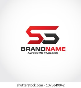 Letter SG creative logo strong elegant classy concept