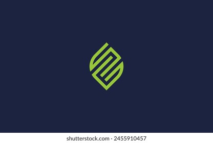 letra sg con hoja logo icono diseño Vector diseño Plantilla inspiración