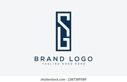 letter SG logo design vector template design for brand.