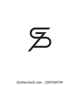 Letter SGP logo design vector