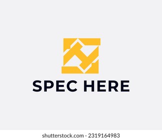 Letter SH HS Simple Modern Logo