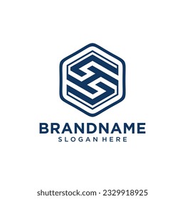 Letter SH logo design inspiration