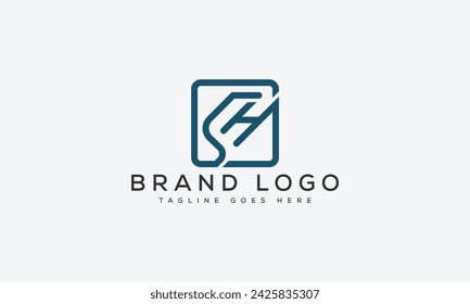 Buchstabe SH Logo Design Vektor-Vorlage Design für Marke.