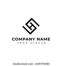Letter SH logo vector design
