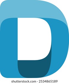 Elemento de Vector del alfabeto de letras de sombras 