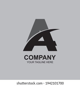 Letter shape A logo Vector