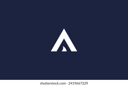 letter a with shark logo icon design vector design template inspiration