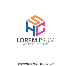 Letter SHC logo, three letter icon
