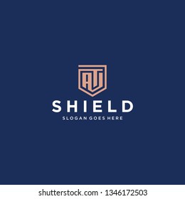 AS letter shield icon