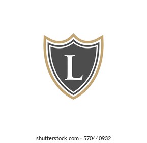 Letter Shield Logo