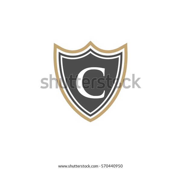 Letter Shield Logo Stock Vector (Royalty Free) 570440950 | Shutterstock