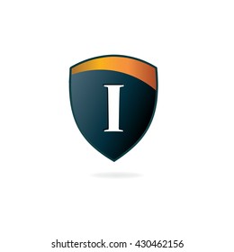Letter I Shield Logo Icon Design Template Elements