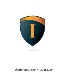 Letter I Shield Logo Icon Design Template Elements