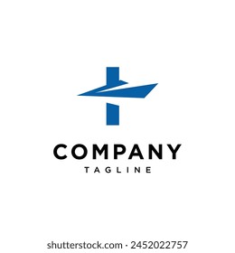 Letra I Ship Logo icon Vector Plantilla.eps