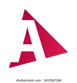 letter a shop vector logo design template. letter logo