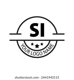 letter SI logo. SI. SI logo design vector illustration for creative company, business, industry
