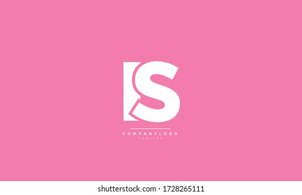 Letter SI IS S I Logo Alphabet Design Icon Vector Symbol