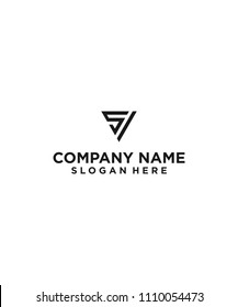 letter si shield logo design vector illustration template