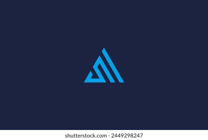 letter is or si with triangle logo icon design vector design template inspiration