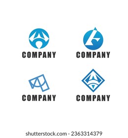 letter sign logo vector icon illustration