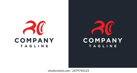 Ilustración de Plantilla de Vector de logotipo de signo de letra
