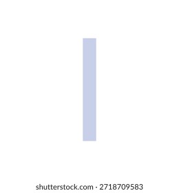 Letra I Ilustración vectorial de arte de Clip simple