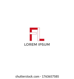 SCHREIBEN EINFACHER FL MIT LINE LOGO-DESIGN-VEKTOR FÜR IHR UNTERNEHMEN