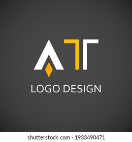en letra para diseño de logotipo sencillo