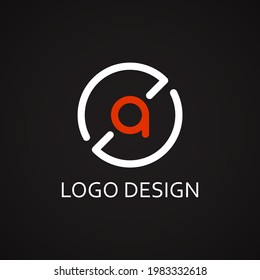 a letter for simple logo design