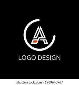 a letter for simple logo design