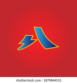 A letter for simple logo design. modern vector design