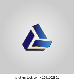 Una carta para el diseño simple del logo. diseño vectorial moderno