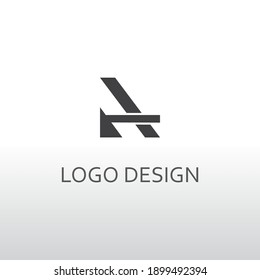 a letter for simple logo design. a modern vector design