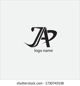 letter A simple logo illustration of a simple vector design company