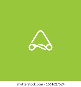 Letter A simple modern logo design vector. Vector template. Letter A logo for business corporate
