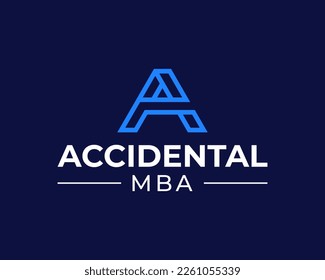 Letter A Simple Monogram Logo