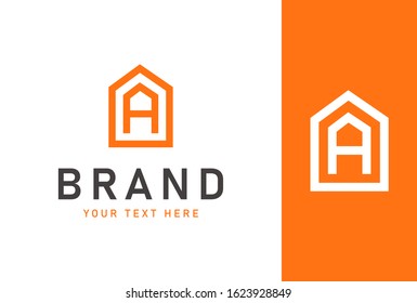 A Letter Simple Premium Logo Design