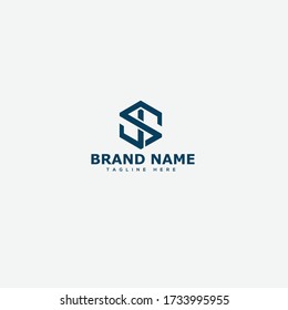 Letter SJ, JS Logo template design