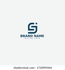 Letter SJ, JS Logo template design