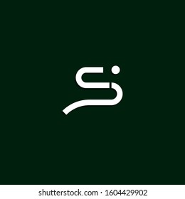 letter SJ logo design concept