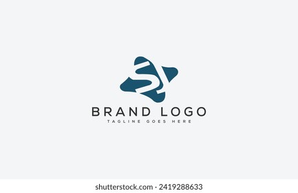 letter SJ logo design vector template design for brand.