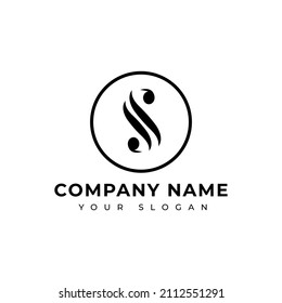Letter SJ logo vector design template