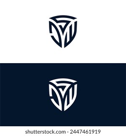 Diseño del logotipo del escudo SJW.